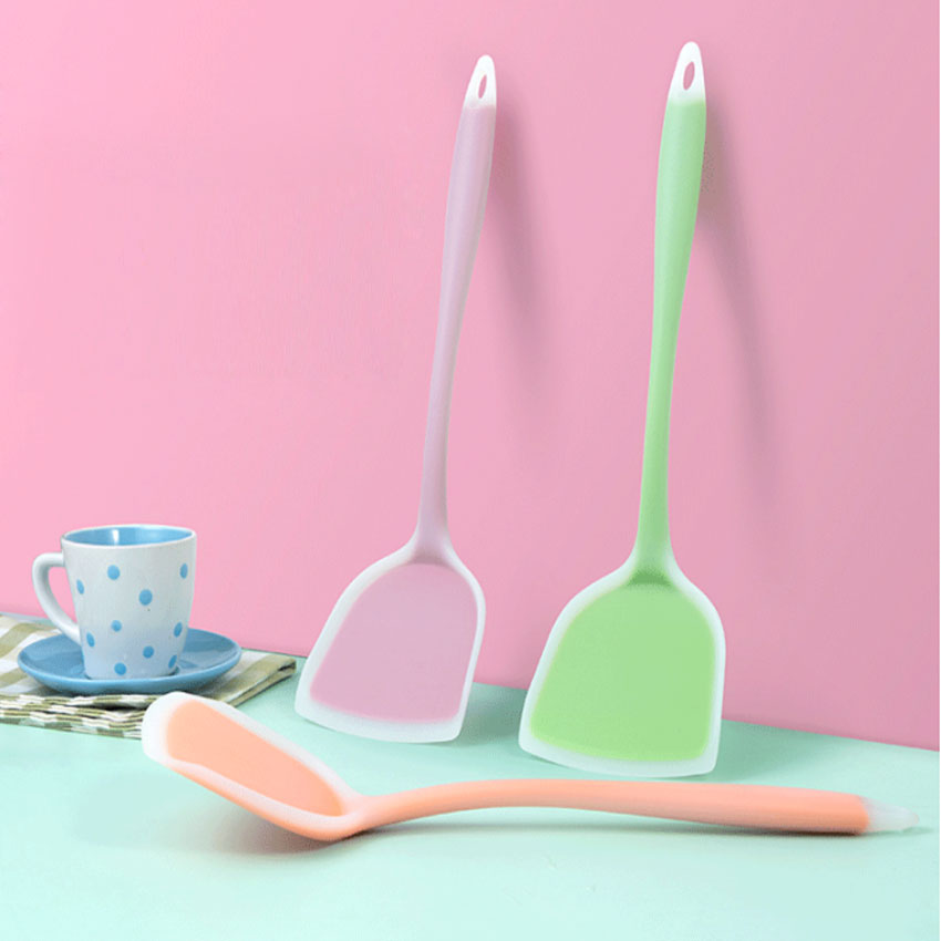 Okonomiyaki Spatula - Silicone Kitchen Ware Non-stick Set Cooking