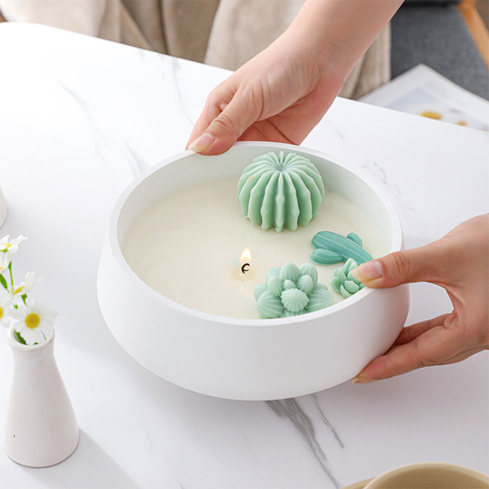 Potsticker Mold - hemispherical Cement Candle Bowl Mold DIY