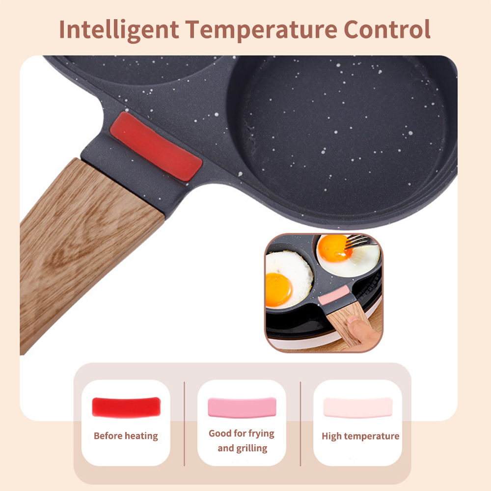 Non Stick 4-Cup Egg Frying Pan - Egg Waffle Pan 评论和价格