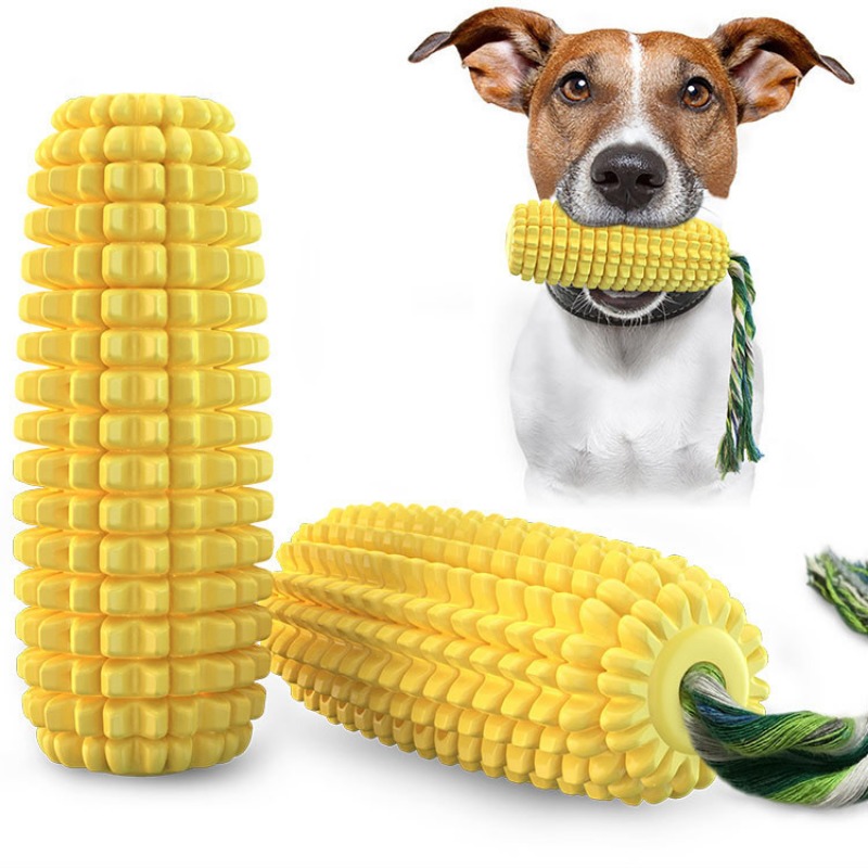 Squeaky Corn Dog Toothbrush Ch - Corn Dog Stick 评论和价格