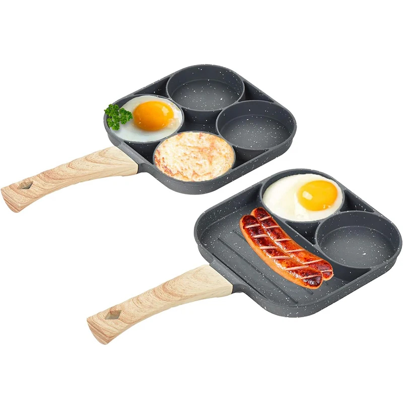 Pancake Egg Frying Pan 4 Cups  - Egg Waffle Pan 评论和价格