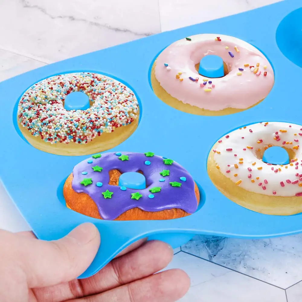 6 Holes Silicone Donut Mold Ba - Donut Mold Silicone 评论和价格