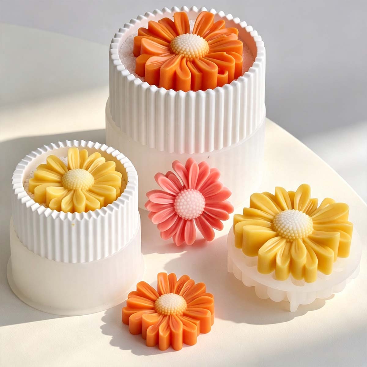 Round Striped Candle Jar Silic - Potsticker Mold 评论和价格