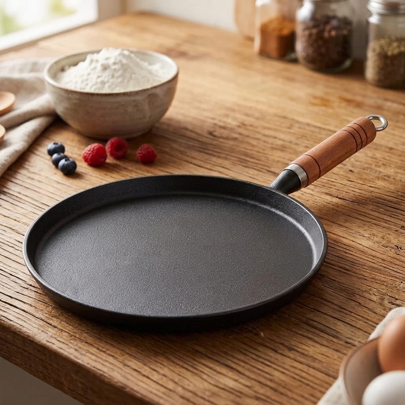 20/23/26cm Cast Iron Frying Pa - Egg Waffle Pan 评论和价格