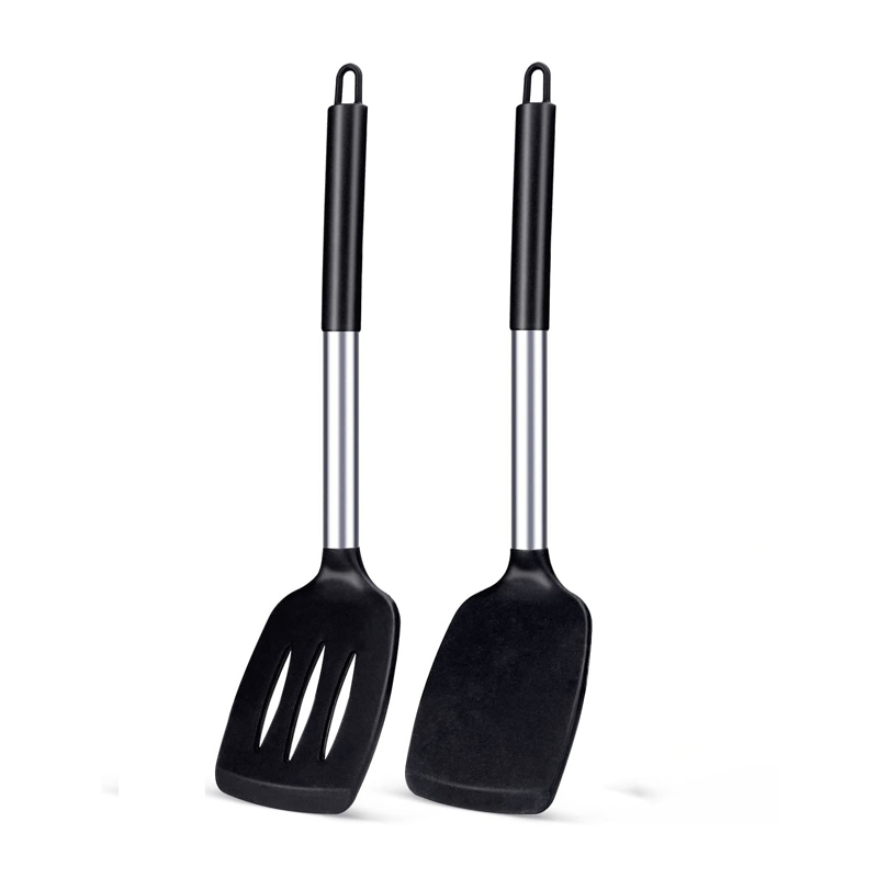2Pcs Silicone Spatula Set Heat - Okonomiyaki Spatula 评论和价格