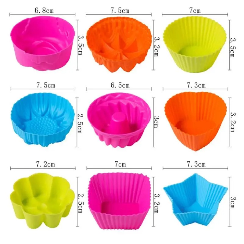 24Pcs of Silicone Muffin Cup C - Donut Mold Silicone 评论和价格