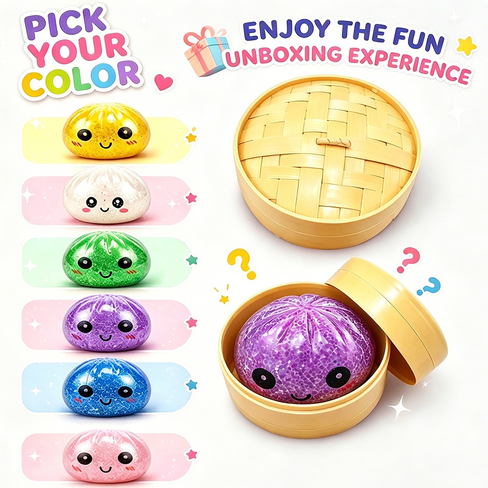 Mini New Glitter Steamed Bun S - Bao Steamer Bamboo 评论和价格