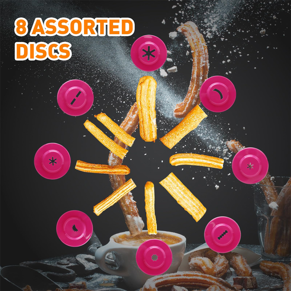 DIY Manual Cookie Press Maker  - Churros Maker Gun 评论和价格