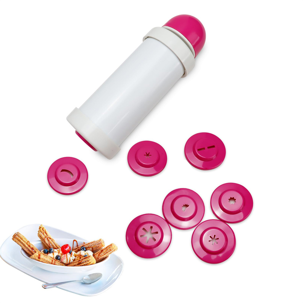 DIY Manual Cookie Press Maker  - Churros Maker Gun 评论和价格