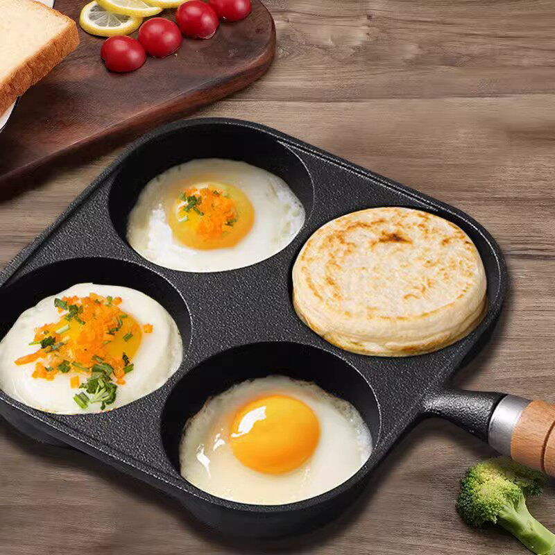 4‑Hole Non‑Stick Omelette Egg  - Egg Waffle Pan 评论和价格