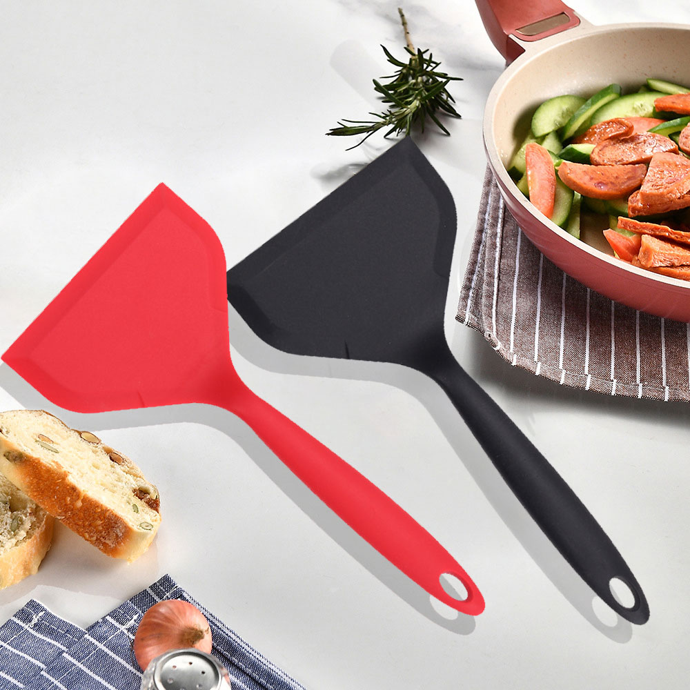 Red BK Non-Stick Silicone Turn - Okonomiyaki Spatula 评论和价格