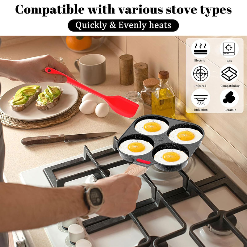 Deepened Egg Frying Pan with L - Egg Waffle Pan 评论和价格