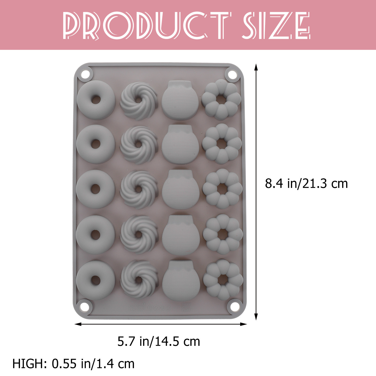 Mini Silicone Donut Mold Premi - Donut Mold Silicone 评论和价格